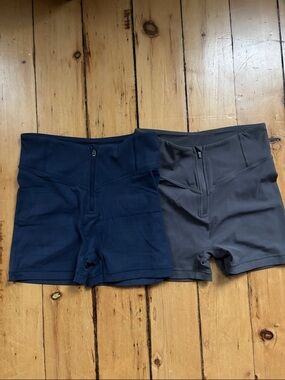 High waist scrunch butt bike shorts